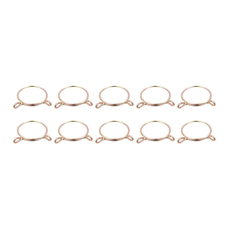 Fuel Line Hose Clips 65Mn Steel Pipe Air Tubing Spring Clamps for Motorcycle