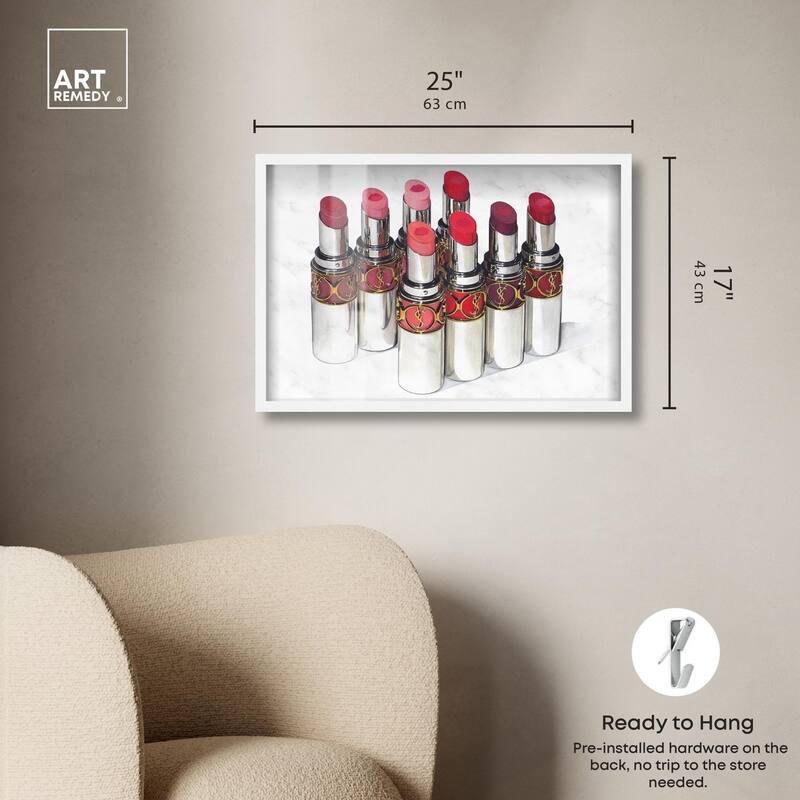 Doll Memories - Lipsticks 22 Shadowbox by Art Remedy
