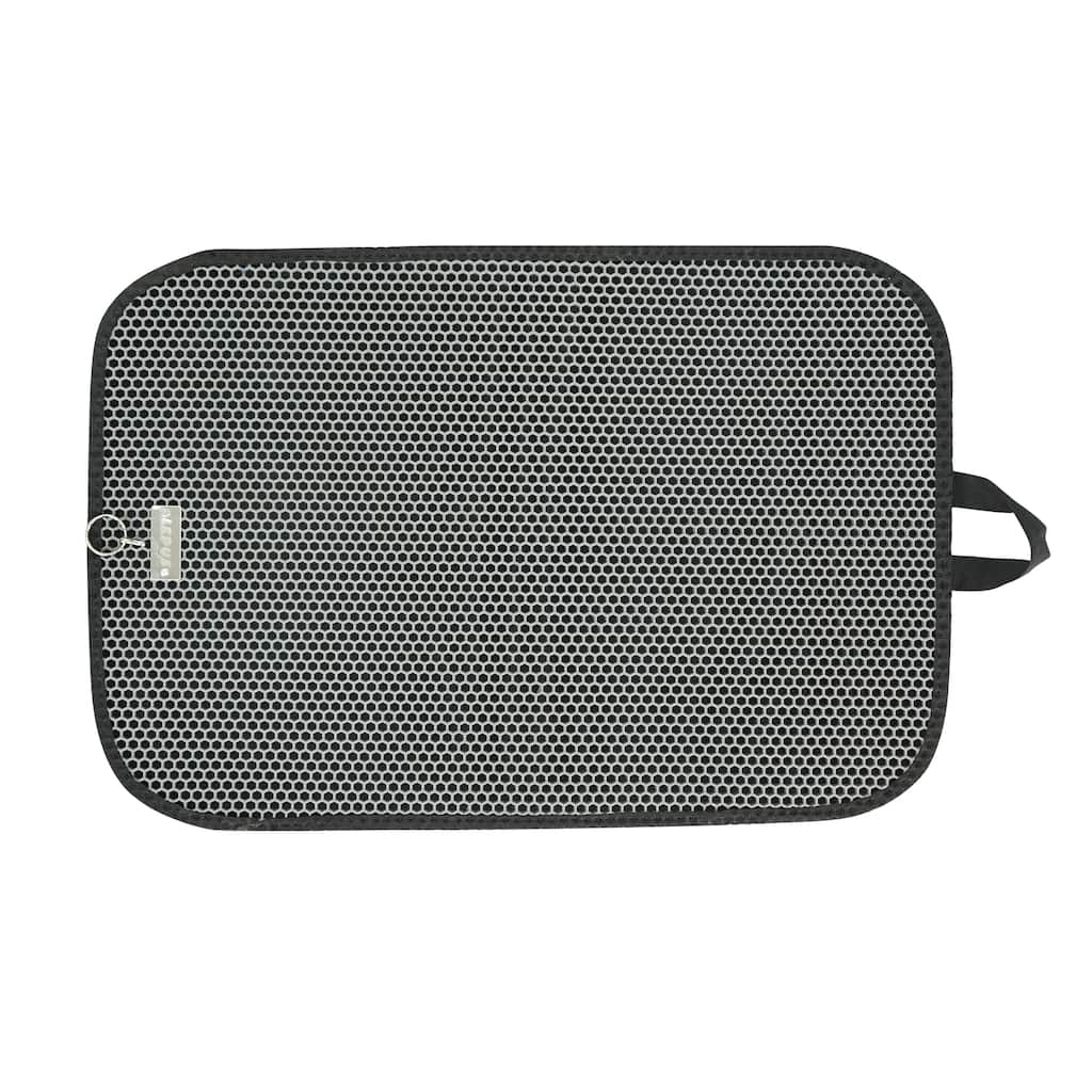 Cat Litter Mat for Litter Box - Double Layer Washable Cat Litter Trapping Mat.