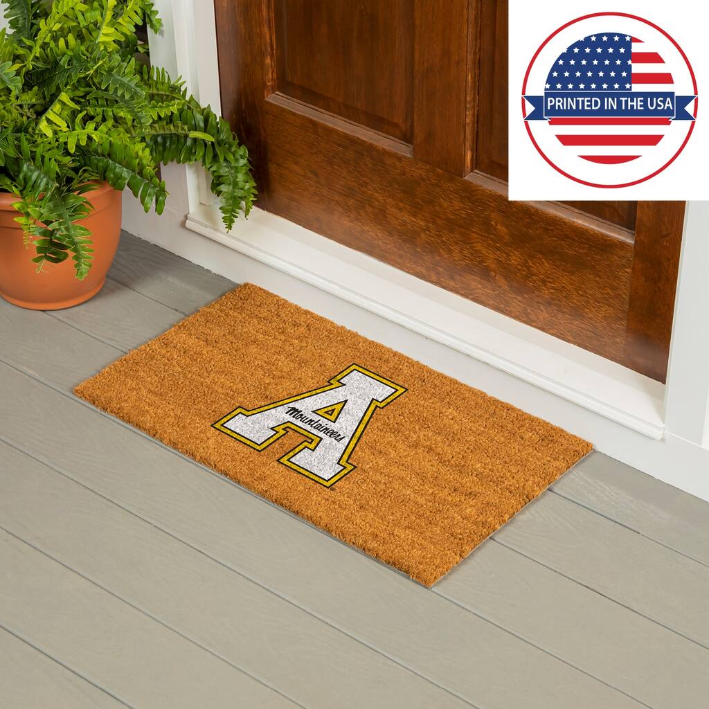Coir Door Mat, 16"x 28", Appalachian State University - 28" x 16"