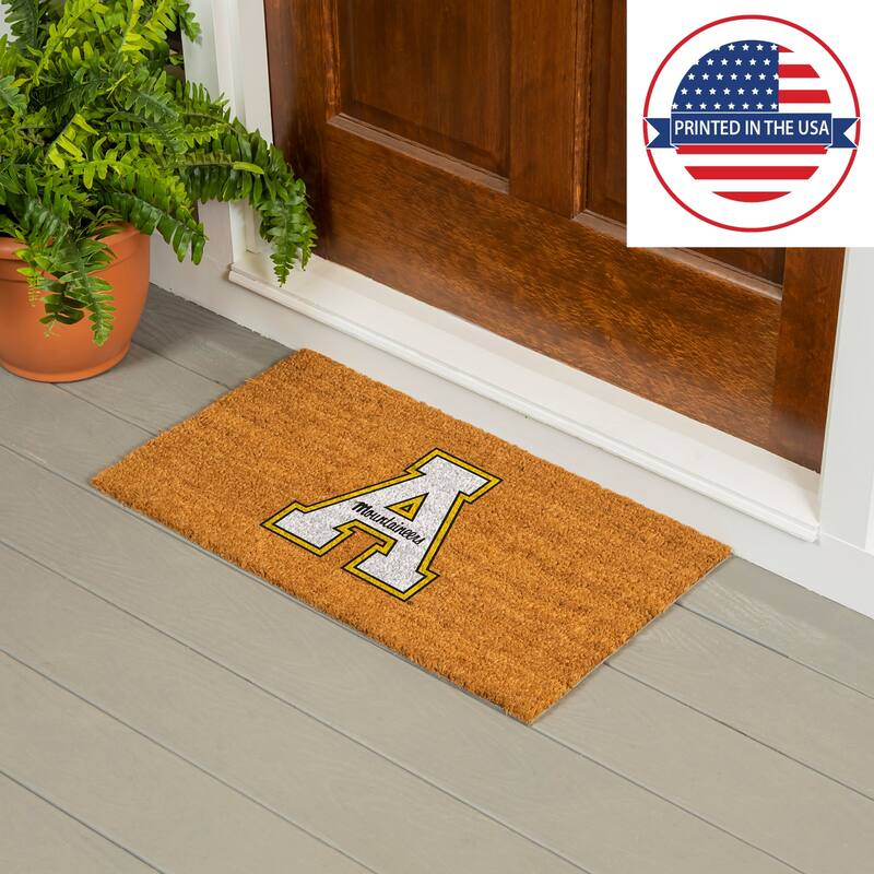Coir Door Mat, 16"x 28", Appalachian State University - 28" x 16"