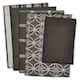 DII Assorted Kitchen Dishtowel & Dishcloths (Set of 5) - Dark Brown