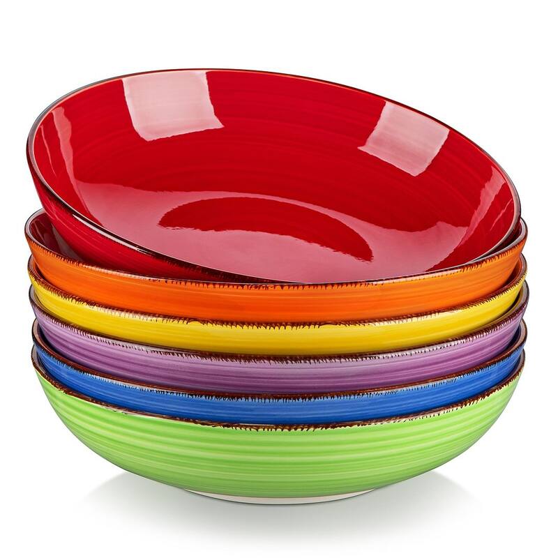 vancasso Bonita Sturdy Stoneware 6-Piece Bowls Set