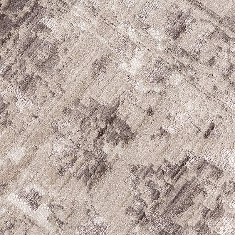 Savannah Knox Gray Polyester Area Rug
