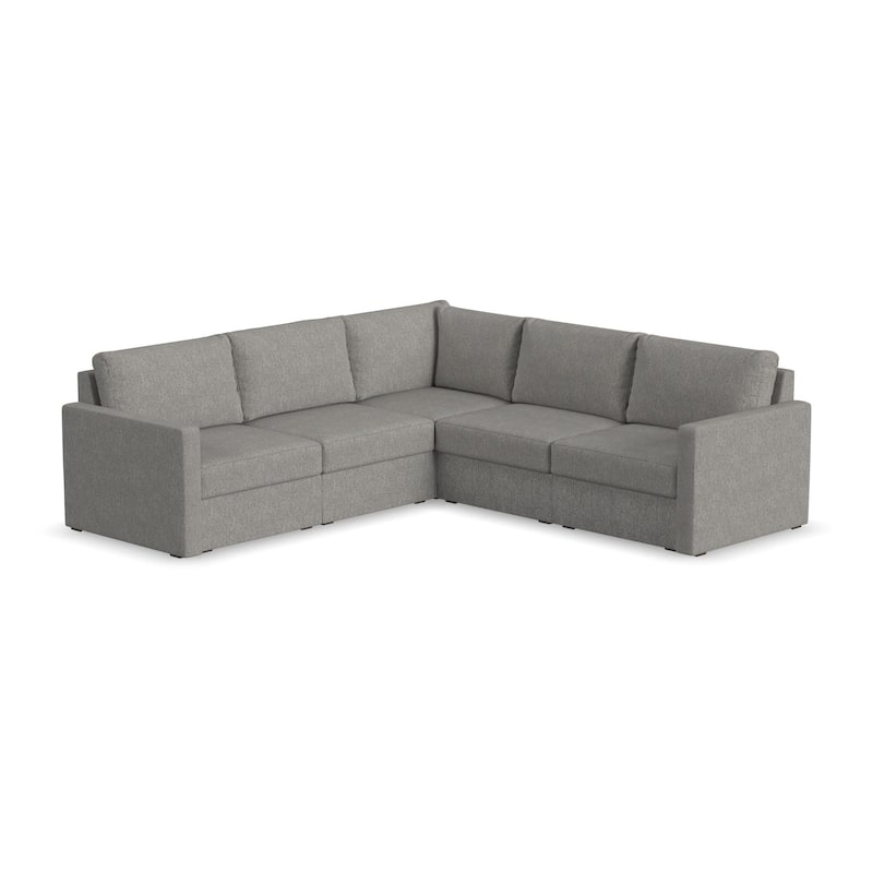 Flex 5-Seat Modular Sectional with Standard Arms by Flexsteel - 103" x 35" x 103"