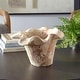 preview thumbnail 2 of 5, Uttermost Teak Flow White Wash Outdoor Bowl