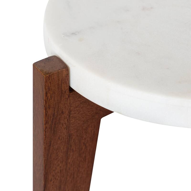 Kate and Laurel Icelyn Round Plant Stand Set