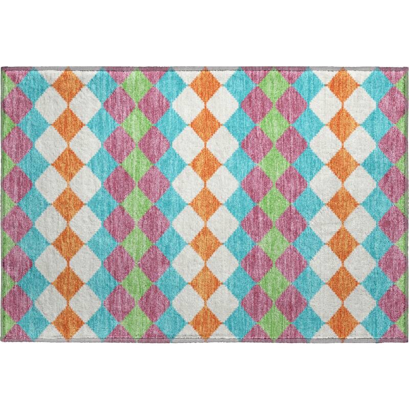 Premium Washable Super Soft Diamond Modern Mayfield Rug