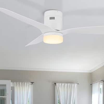 CARRO Pollux 52" Indoor Smart Ceiling Fan with Light and Remote-Flush Mount