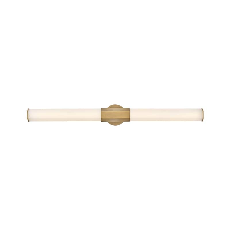 Hinkley Lighting 51154 Facet 40" Wide LED ADA Bathroom Bath Bar with - Heritage Brass