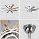 preview thumbnail 34 of 35, Bella Depot 72" Modern Large Ceiling Fan 6-speed Reversible with Dimmable Light and Remote for Family Room
