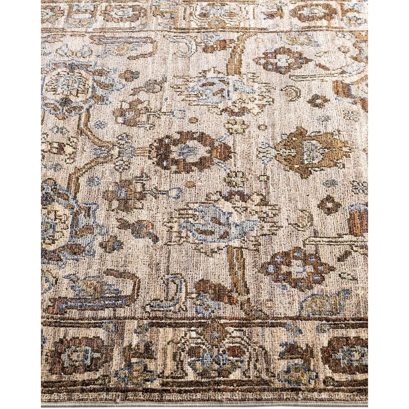Serapi One-of-a-Kind Hand-Knotted Runner Rug - Brown, 2' 9" x 9' 9" - 2' 9" x 9' 9"