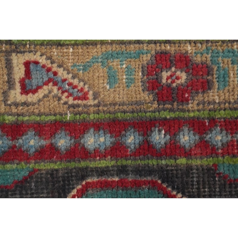 Hand Knotted Oriental 100% Wool Carpet Traditional Floral Greys & Charcoal Tabriz Area Rug - 5' 5'' X 3' 8''
