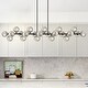 preview thumbnail 11 of 25, 22-Light Linear Chandelier Sputnik Chandeliers Modern Chandeliers for Dining Room