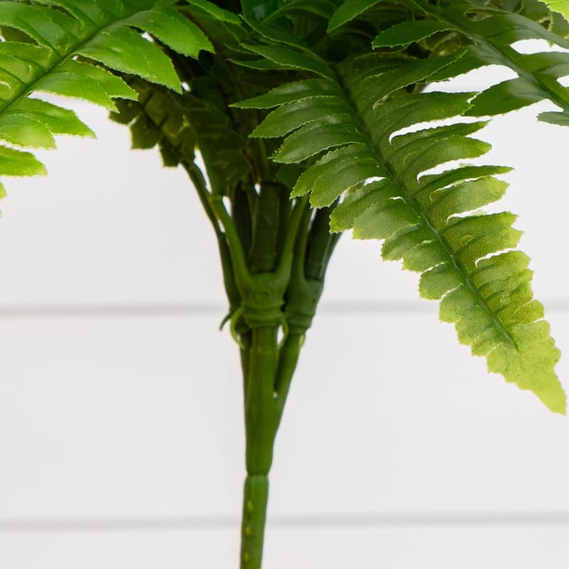 Boston Fern Artificial Plant - 19" - Set of 2