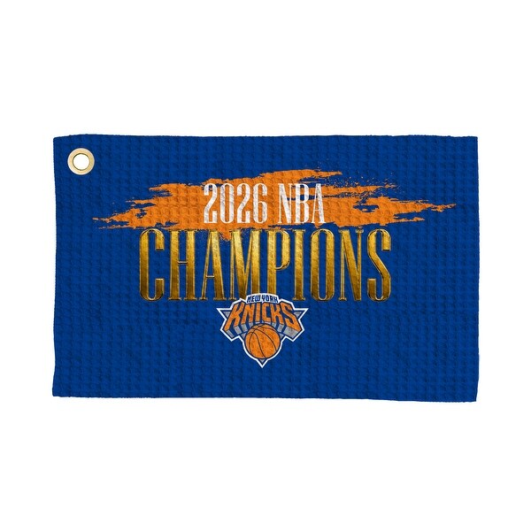 New York Knicks 2026 NBA Champions Pinnacle Waffle Printed Golf