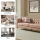 preview thumbnail 56 of 58, HULALA HOME Calymne 84" Modern Square Arms Sofa with Button-Tufted Back