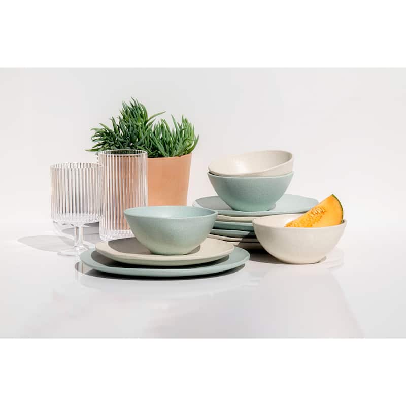 Abode Homewares Organic Wheat PP Bowl - 5.9" - Set of 6