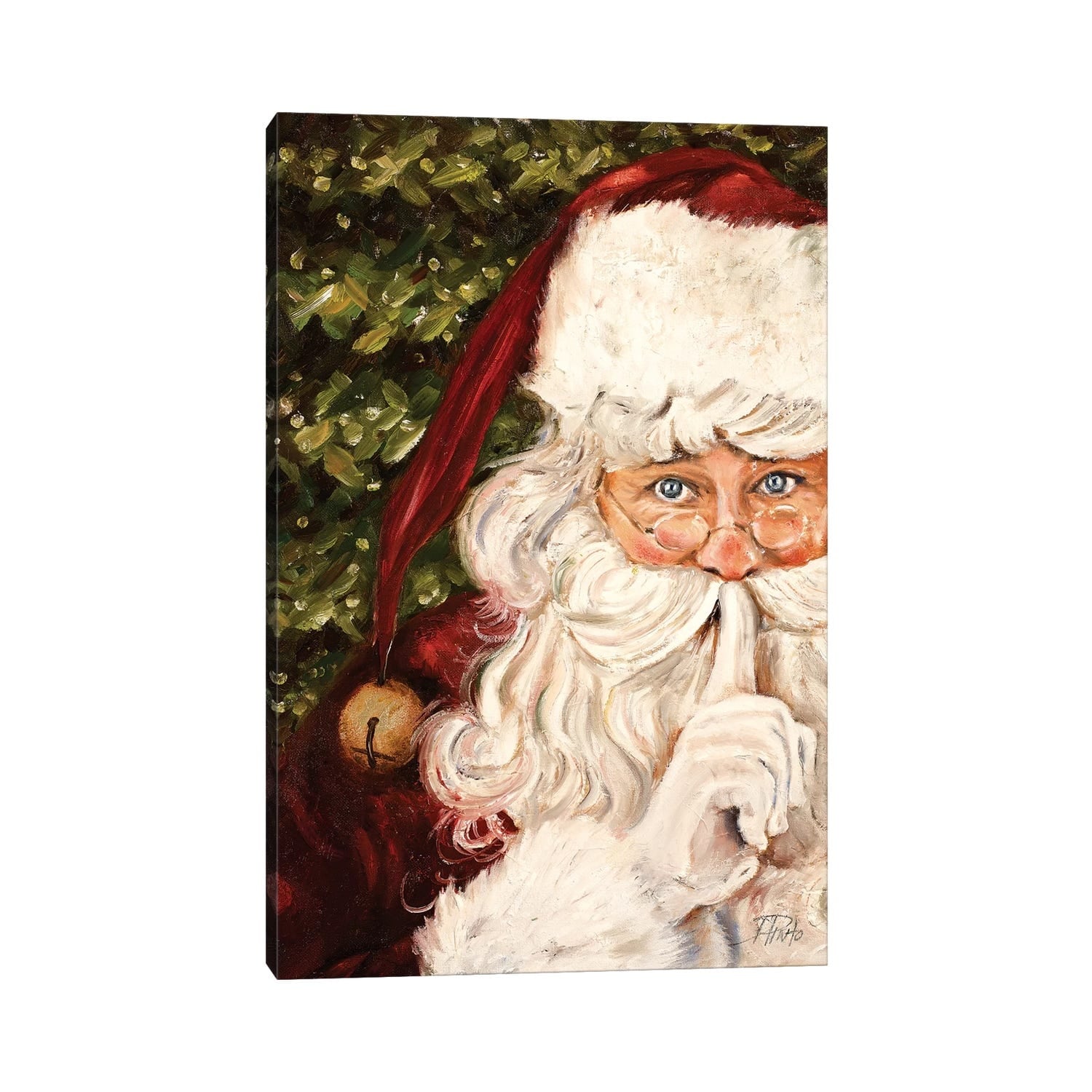 iCanvas "Secret Santa" by Patricia Pinto Canvas Print