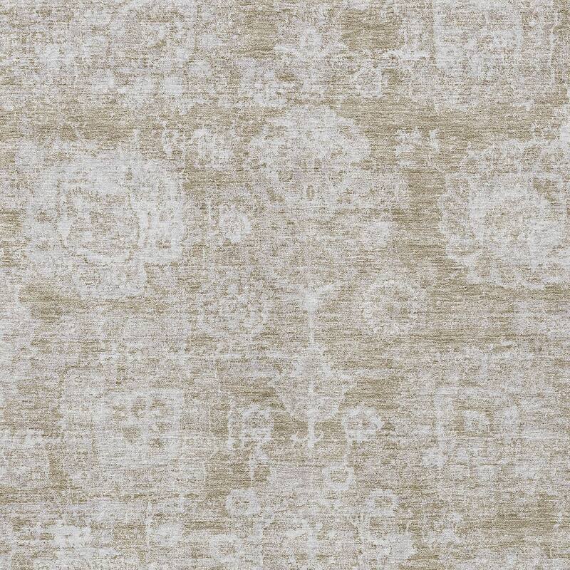 HomeRoots Floral Transitional Rectangle Outdoor Rug