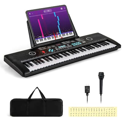 61 Keys Keyboard Piano Electric Digital Piano w/ 2 Built-in Speakers
