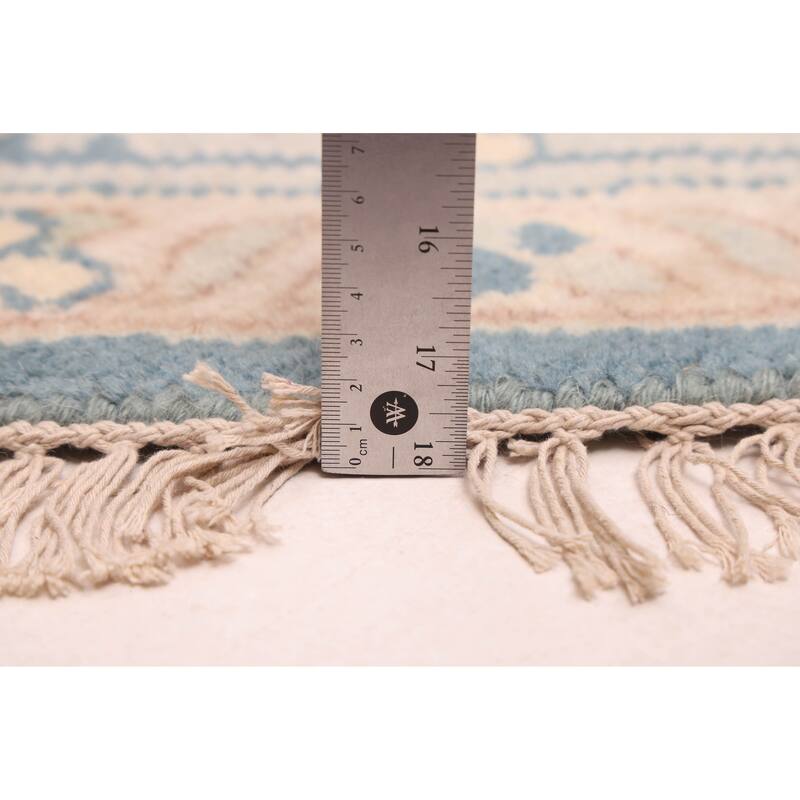 ECARPETGALLERY Hand-knotted Royal Oushak Turquoise Wool Rug - 7'11 x 7'9