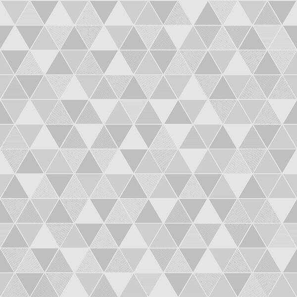 Shop Brewster 8812 Geometric Triangle Mosaic Unpasted Wallpaper