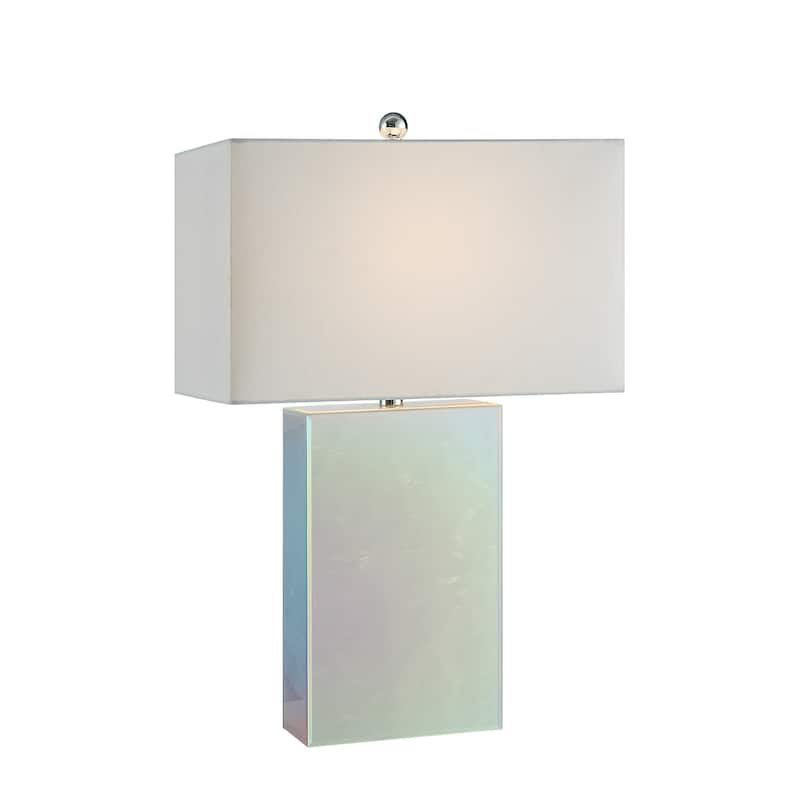 26" Glass Table Lamp
