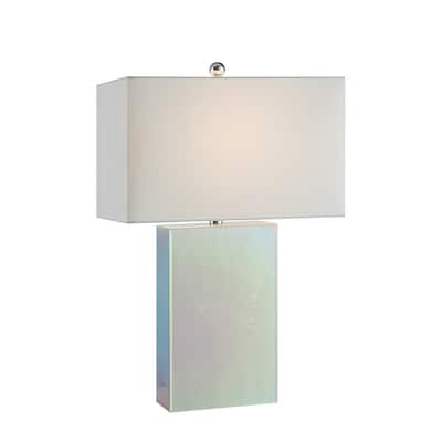 26" Glass Table Lamp
