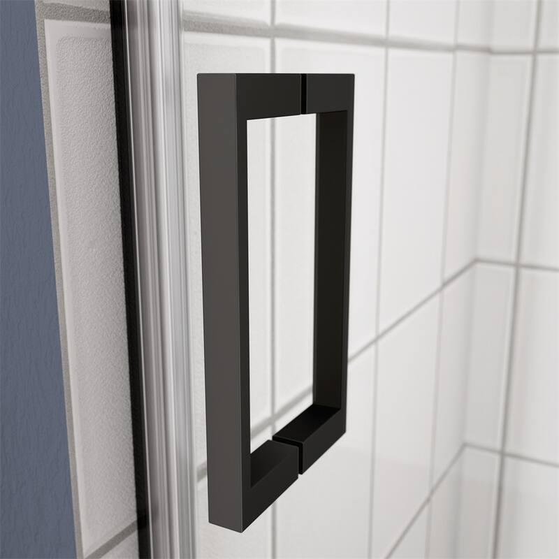 Bathroom Glass Shower Sliding Door with 5/16" Tempered Glass