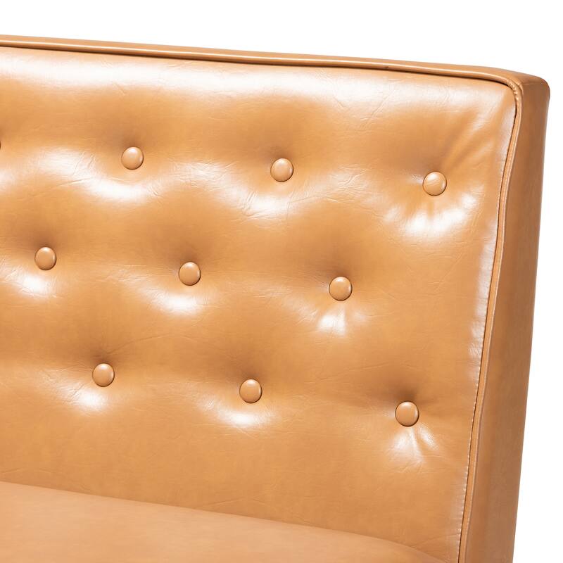 Riordan Mid-Century Modern 2-Piece Dining Nook Banquette Set