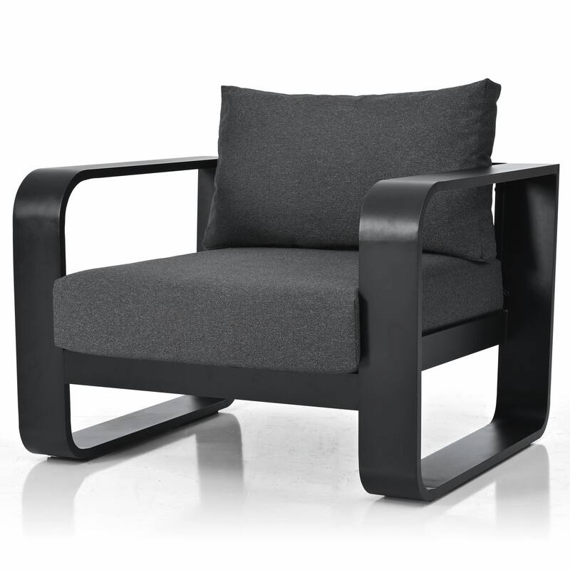 3-Piece Patio Furniture Set with Thick Cushions and Coffee Table