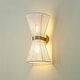 preview thumbnail 8 of 13, Golden Lighting Avon 2-light Wall Sconce in Matte Black