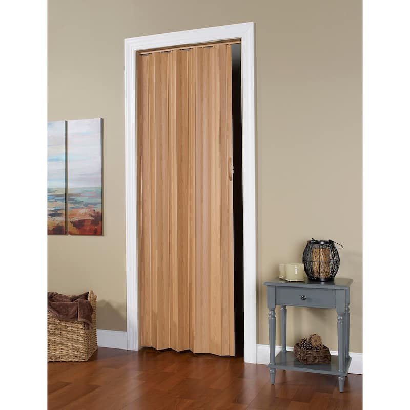 Spectrum Via Oak PVC 36-inch x 96-inch Folding Door