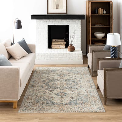 Mohawk Home Clio Ornamental Medallion Area Rug