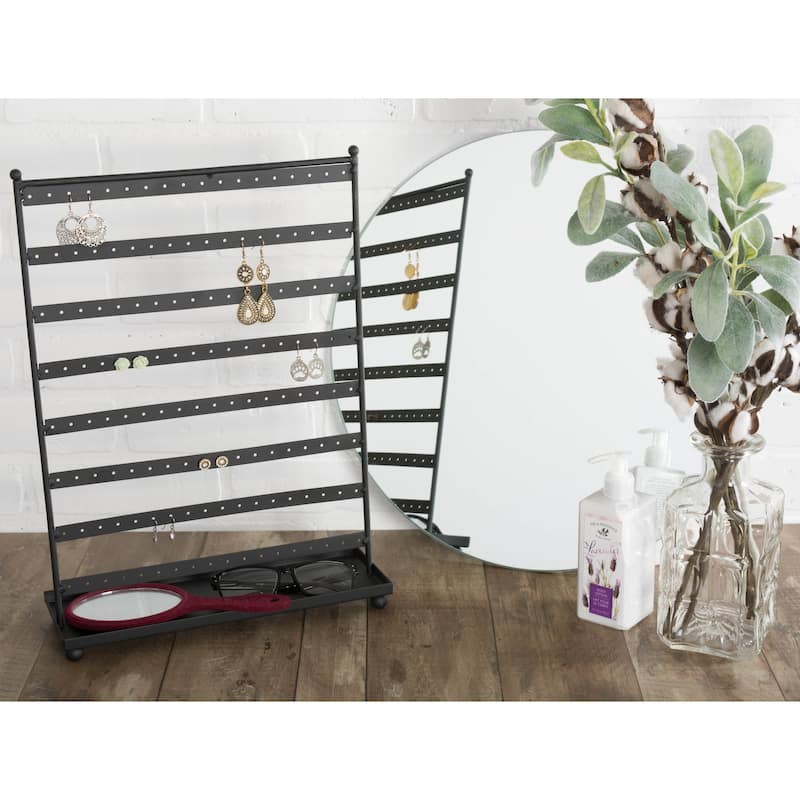 DII 3 Tier Jewelry Organizer Black