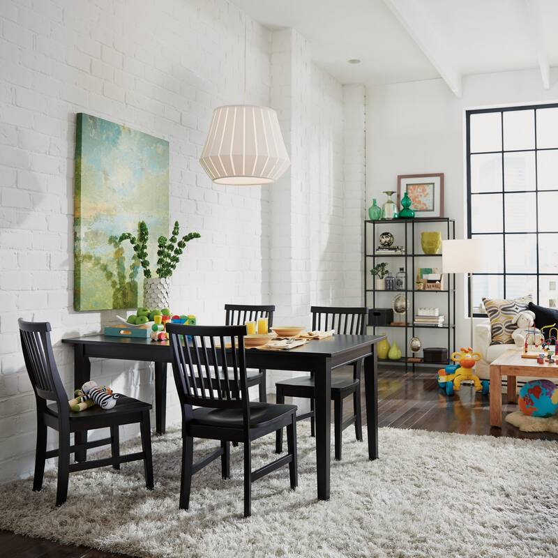 Arts and Crafts Rectangular Dining Table (with extending leaf) by Home Styles