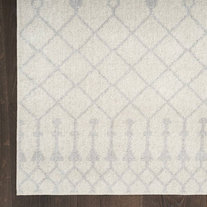 Power Loomed Abstract Modern Low Pile Area Rug