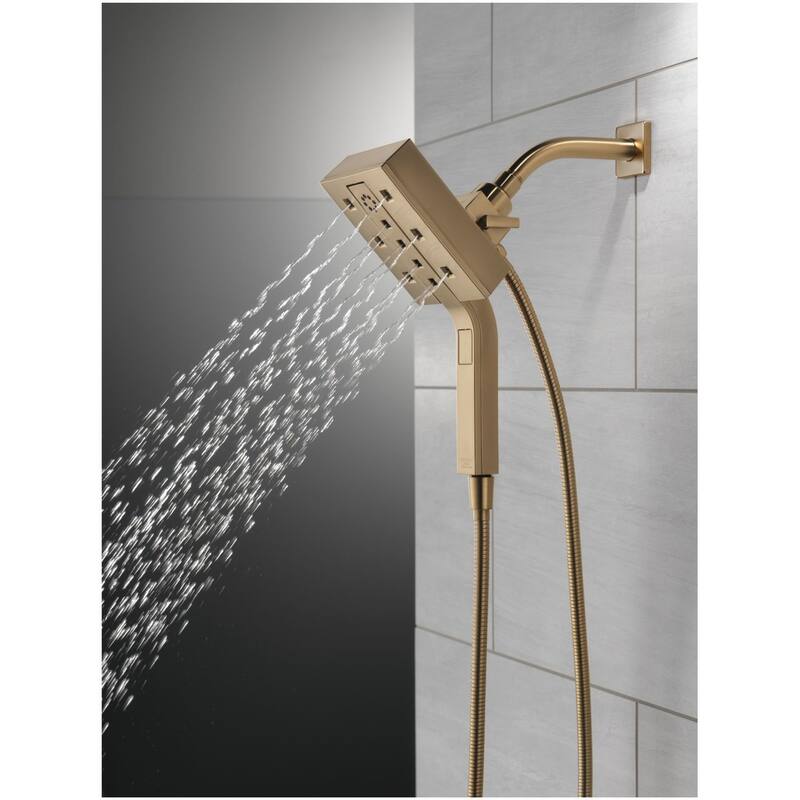 Delta In2ition 2.5 GPM Multi Function Shower Head with H2Okinetic and