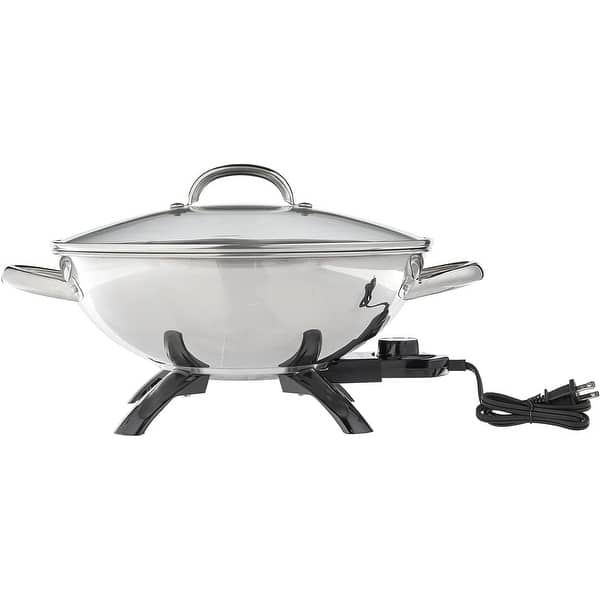 Presto Stainless Steel Electric Wok Bed Bath & Beyond 3907314