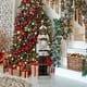 preview thumbnail 7 of 5, Fraser Hill Farm 48-In. Nutcracker Holding Staff MGO Figurine, Festive Indoor Christmas Holiday Decorations, White/Gold