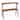Wood 2-Tier Narrow End Side Chairside Table for Living Room