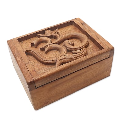 Novica Handmade Ong-Kara Decorative Wood Box