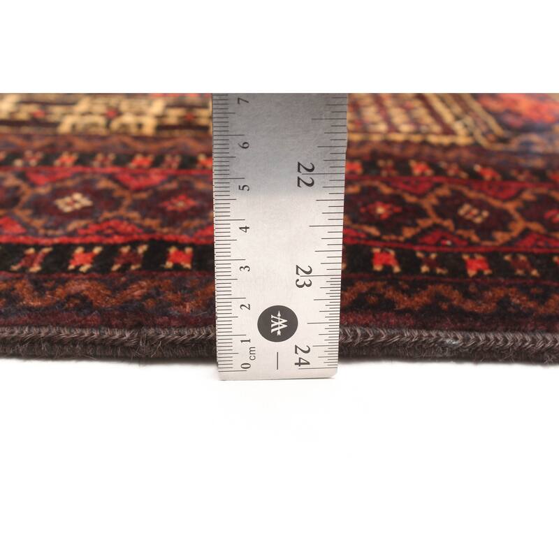 ECARPETGALLERY Hand-knotted Teimani Dark Navy Wool Rug - 2'9 x 4'6