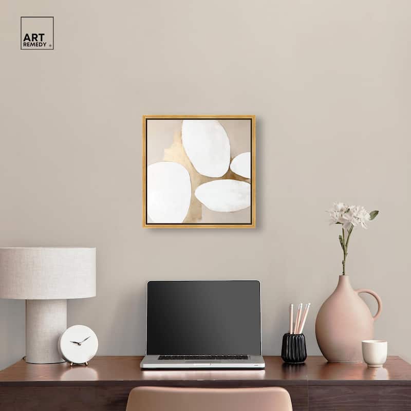 Stacked Stones III Canvas by Art Remedy