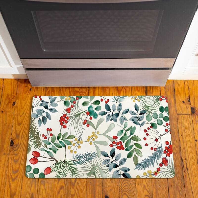 Festive Foliage Anti-Fatigue Door Mat - 30" x 18"