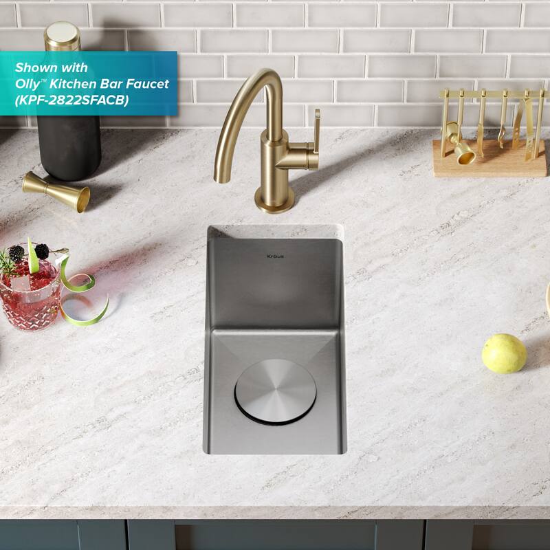 KRAUS Standart PRO Undermount Single Bowl Stainless Steel Kitchen Sink