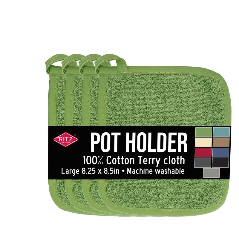 Ritz 4-Pack Terry Pot Holder Set
