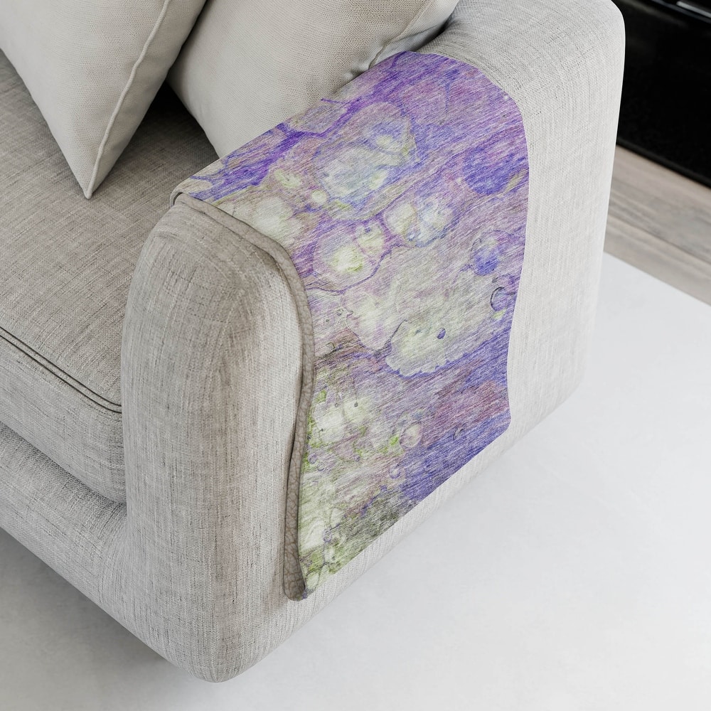 Premium Machine Washable Abstract Modern Sherpa Throw Blanket