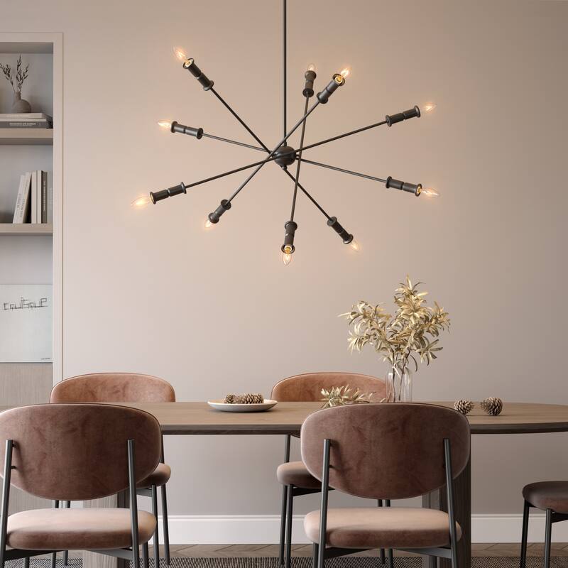Millennium Lighting 29110 Potiss 10 Light 41" Wide Sputnik Chandelier